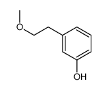 3-(2-Methoxyethyl)phenol Structure