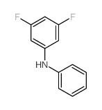 Benzenamine,3,5-difluoro-N-phenyl- structure