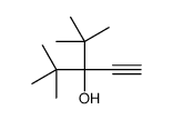 3-tert-butyl-4,4-dimethylpent-1-yn-3-ol结构式