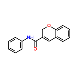 2H-CHROMENE-3-CARBOXYLIC ACID PHENYLAMIDE结构式
