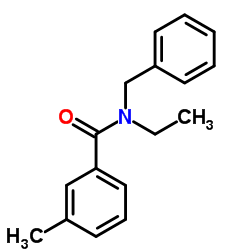 N-Benzyl-N-ethyl-3-methylbenzamide Structure