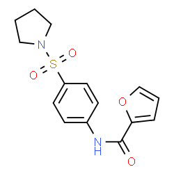 N-[4-(pyrrolidin-1-ylsulfonyl)phenyl]-2-furamide结构式