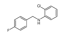 2-Chloro-N-(4-fluorobenzyl)aniline structure