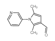 2,5-Dimethyl-1-(pyridin-3-yl)-1H-pyrrole-3-carbaldehyde Structure