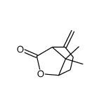(1S,5R)-8,8-dimethyl-4-methylidene-7-oxabicyclo[3.2.1]octan-6-one Structure