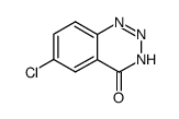 6-chloro-1,2,3-benzotriazin-4(3H)-one Structure