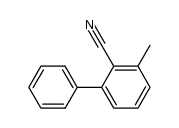3-METHYLBIPHENYL-2-CARBONITRILE structure