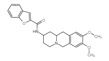 n-(8,9-dimethoxy-1,3,4,6,11,11a-hexahydro-2h-benzo[b]quinolizin-2-yl)-benzofuran-2-carboxamide Structure