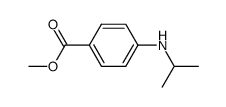 Benzoic acid, 4-[(1-methylethyl)amino]-, methyl ester (9CI) picture