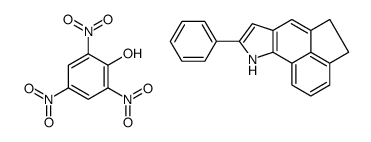 2,4,6-trinitrophenol- 8-phenyl-5,9-dihydro-4h-indeno[1,7-fg]indole(1:1) Structure