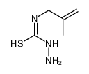 N-(2-METHYLPROP-2-ENYL)HYDRAZINECARBOTHIOAMIDE结构式