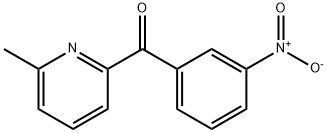 6-Methyl-2-(3-nitrobenzoyl)pyridine structure