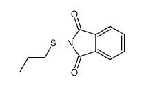 N-(propylthio)phthalimide结构式