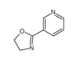 2-(Pyridin-3-yl)-4,5-dihydrooxazole structure