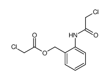 1-(chloroacetoxy-methyl)-2-(2-chloro-acetylamino)-benzene Structure