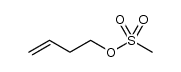 3-​Buten-​1-​ol, 1-​methanesulfonate Structure