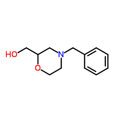 (4-Benzyl-2-morpholinyl)methanol structure