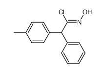 N-hydroxy-2-phenyl-2-p-tolylacetimidoyl chloride Structure