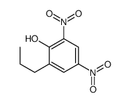 2,4-dinitro-6-propylphenol Structure