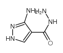 1H-Pyrazole-4-carboxylicacid,3-amino-,hydrazide(9CI) Structure