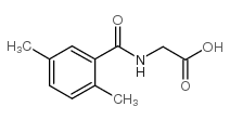 2-[(2,5-dimethylbenzoyl)amino]acetic acid Structure
