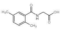 2-[(2,5-dimethylbenzoyl)amino]acetic acid结构式