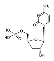 3'-deoxycytidine 5'-monophosphate结构式
