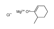 magnesium 6-methylcyclohex-1-en-1-olate chloride结构式