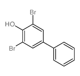 2,6-dibromo-4-phenyl-phenol结构式