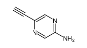 5-乙炔吡嗪-2-胺结构式