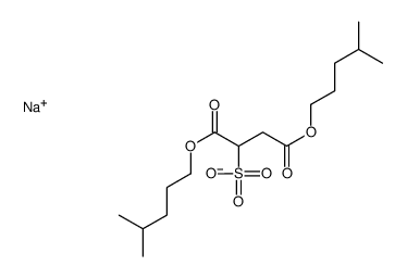 sodium 1,4-diisohexyl sulphonatosuccinate结构式