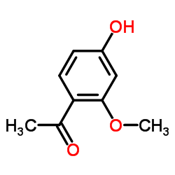 1-(4-羟基-2-甲氧基苯基)乙酮结构式