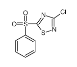5-(benzenesulfonyl)-3-chloro-1,2,4-thiadiazole Structure