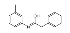 N-(3-methylphenyl)-2-phenylacetamide Structure