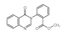 2-(4-氧代-3(4H)-喹唑啉基)苯甲酸甲酯图片