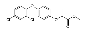 ethyl 2-[4-(2,4-dichlorophenoxy)phenoxy]propanoate Structure