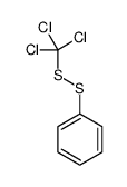 (trichloromethyldisulfanyl)benzene结构式