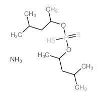 Phosphorodithioic acid,O,O-bis(1,3-dimethylbutyl) ester, ammonium salt (6CI,8CI) Structure