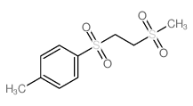 Benzene,1-methyl-4-[[2-(methylsulfonyl)ethyl]sulfonyl]- Structure