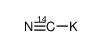 [14C]potassium cyanide Structure