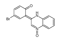 4-bromo-6-(4-oxido-1H-quinoxalin-4-ium-2-ylidene)cyclohexa-2,4-dien-1-one Structure