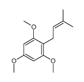 1,3,5-trimethoxy-2-(3-methylbut-2-enyl)benzene结构式