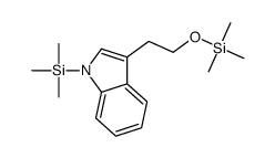 1-Trimethylsilyl-3-[2-[(trimethylsilyl)oxy]ethyl]-1H-indole结构式