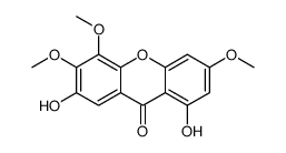 1,7-dihydroxy-3,5,6-trimethoxyxanthen-9-one Structure
