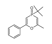 6-Phenyl-4-tert-butyl-2-methyl-4H-1,4-oxaphosphorin-4-oxid结构式