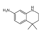 7-Quinolinamine, 1,2,3,4-tetrahydro-4,4-dimethyl- structure