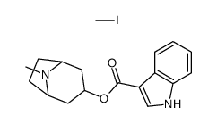 3-tropanyl-indole-3-carboxylate methiodide Structure