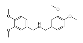 bis(3,4-dimethoxybenzyl)amine结构式
