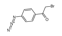 4-叠氮苯甲酰甲基溴结构式