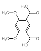 5-acetyl-2,4-dimethoxy-benzoic acid结构式